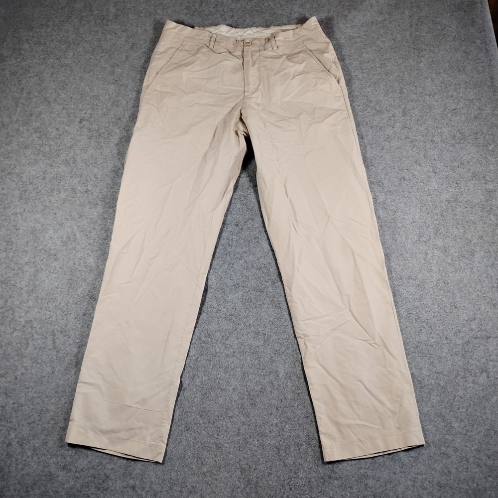 Brunello Cucinelli Mens Beige Cotton Chino Pants Made in Italy IT 48 US 32